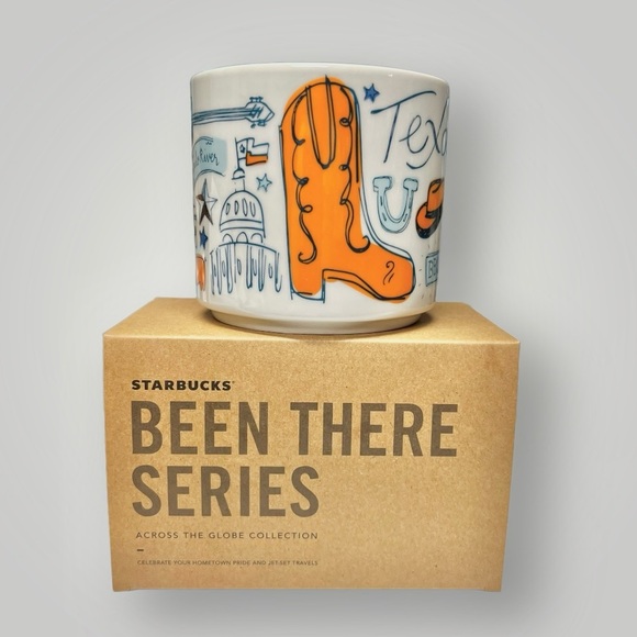 Starbucks Texas Howdy Been There 14oz Coffee Mug Collectible Lone Star New - Picture 2 of 14